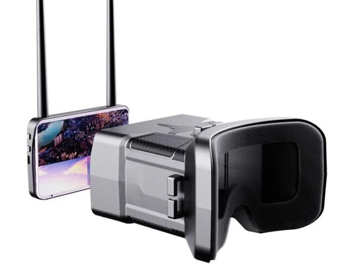 5.8G Dual Receiver FPV Goggles with Detachable Screen & DVR
