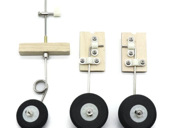 RC Airplane Wheel Landing Gear Kit for F22 / SU-27 Foam Planes