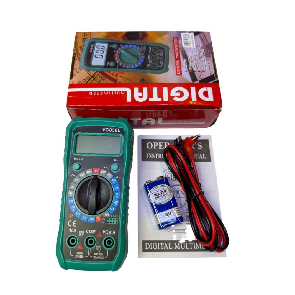Digital Multimeter AC/DC 10A with Continuity Buzzer