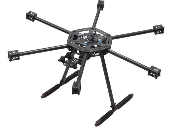 HSKRC X600 Hexacopter Frame with Carbon Arms & Landing Gear – 600mm