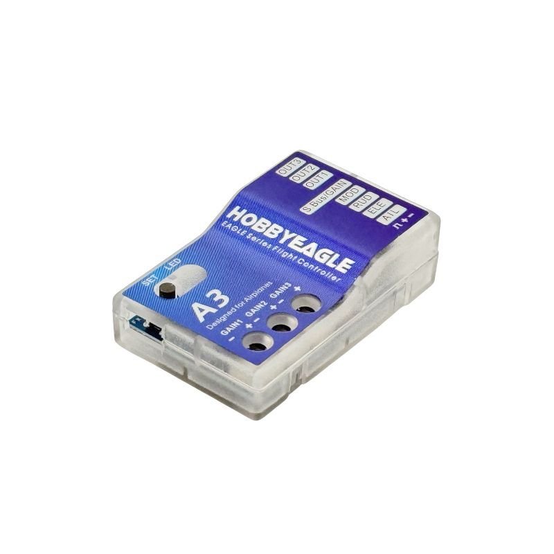 A3 6-Axis Gyro Stabilizer Flight Controller for Fixed-Wing RC Plane - Image 2