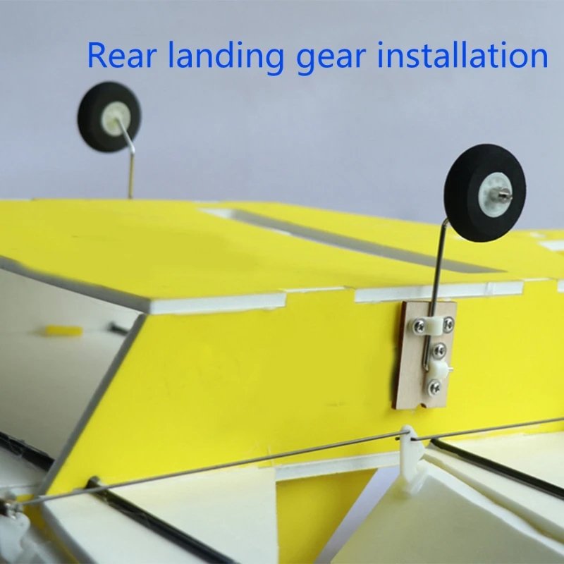 RC Airplane Wheel Landing Gear Kit for F22 / SU-27 Foam Planes - Image 2