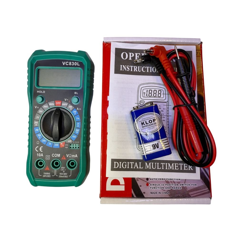 Digital Multimeter AC/DC 10A with Continuity Buzzer - Image 2