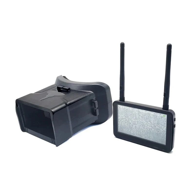 5.8G Dual Receiver FPV Goggles with Detachable Screen & DVR - Image 3