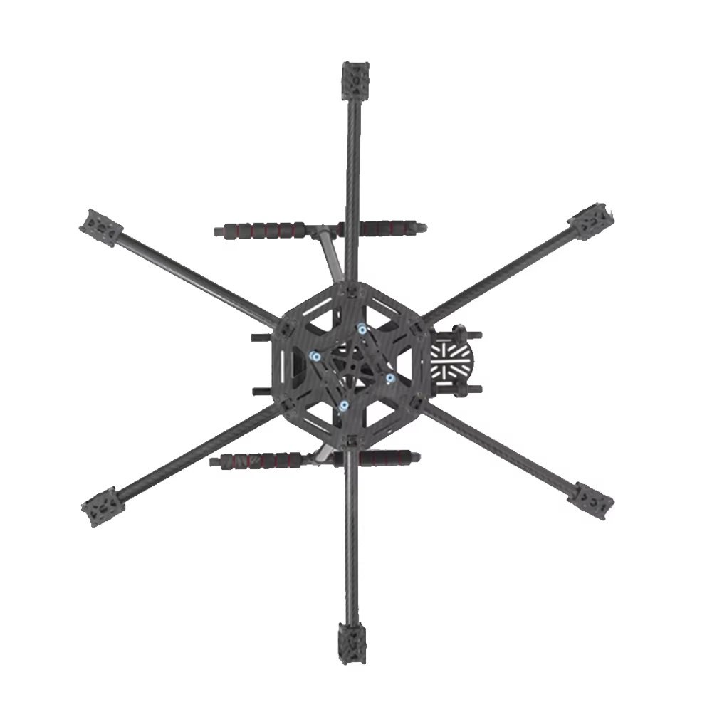 HSKRC X600 Hexacopter Frame with Carbon Arms & Landing Gear – 600mm - Image 3