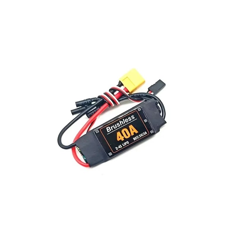 40A 2-4S Brushless ESC with 5V/3A BEC for RC Airplane & Multicopter - Image 3