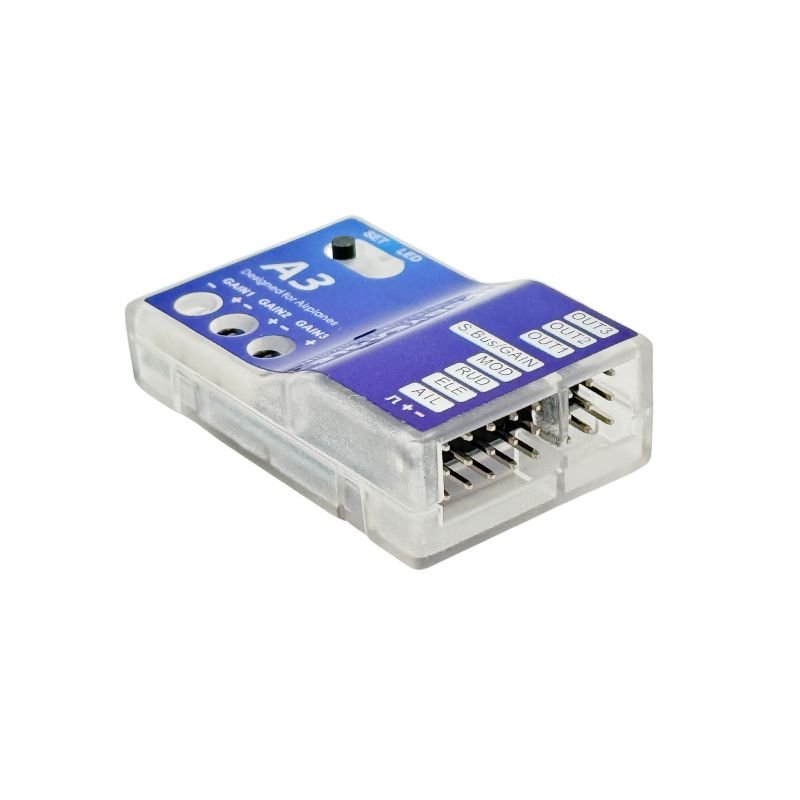 A3 6-Axis Gyro Stabilizer Flight Controller for Fixed-Wing RC Plane - Image 3