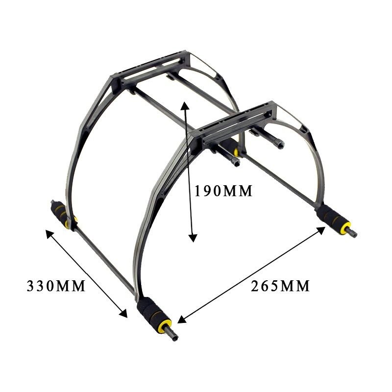 Landing Gear with Gimbal & Battery Rack for F450 / F550 Frame