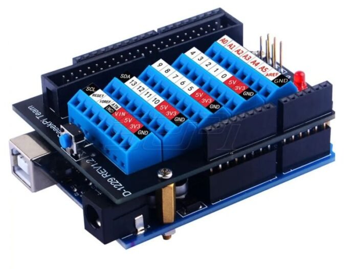 GPIO Screw Terminal Block Expansion Shield for Arduino UNO
