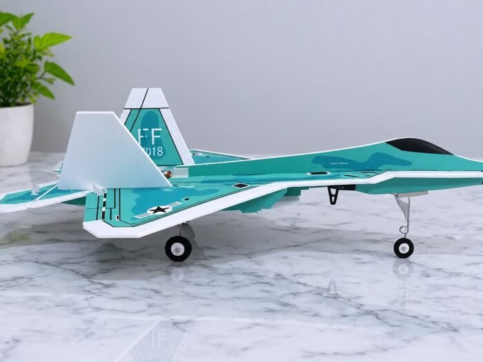 DIY RC Plane Kit – Foam Fixed Wing Airplane Kit (F22 Raptor / High-Wing Trainer)