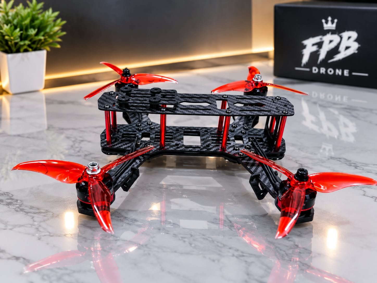 FPB Drone 250mm Carbon Fiber FPV Racing Drone Frame – 5 Inch Freestyle Frame - Image 2