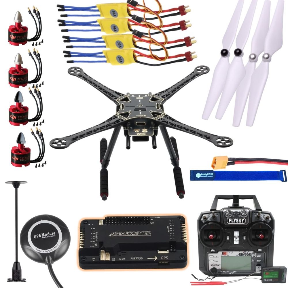 S500 GPS Quadcopter Combo Kit – APM 2.8, 2212 Motors, FlySky i6X